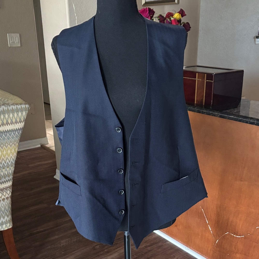Unisex Navy Blue Vest